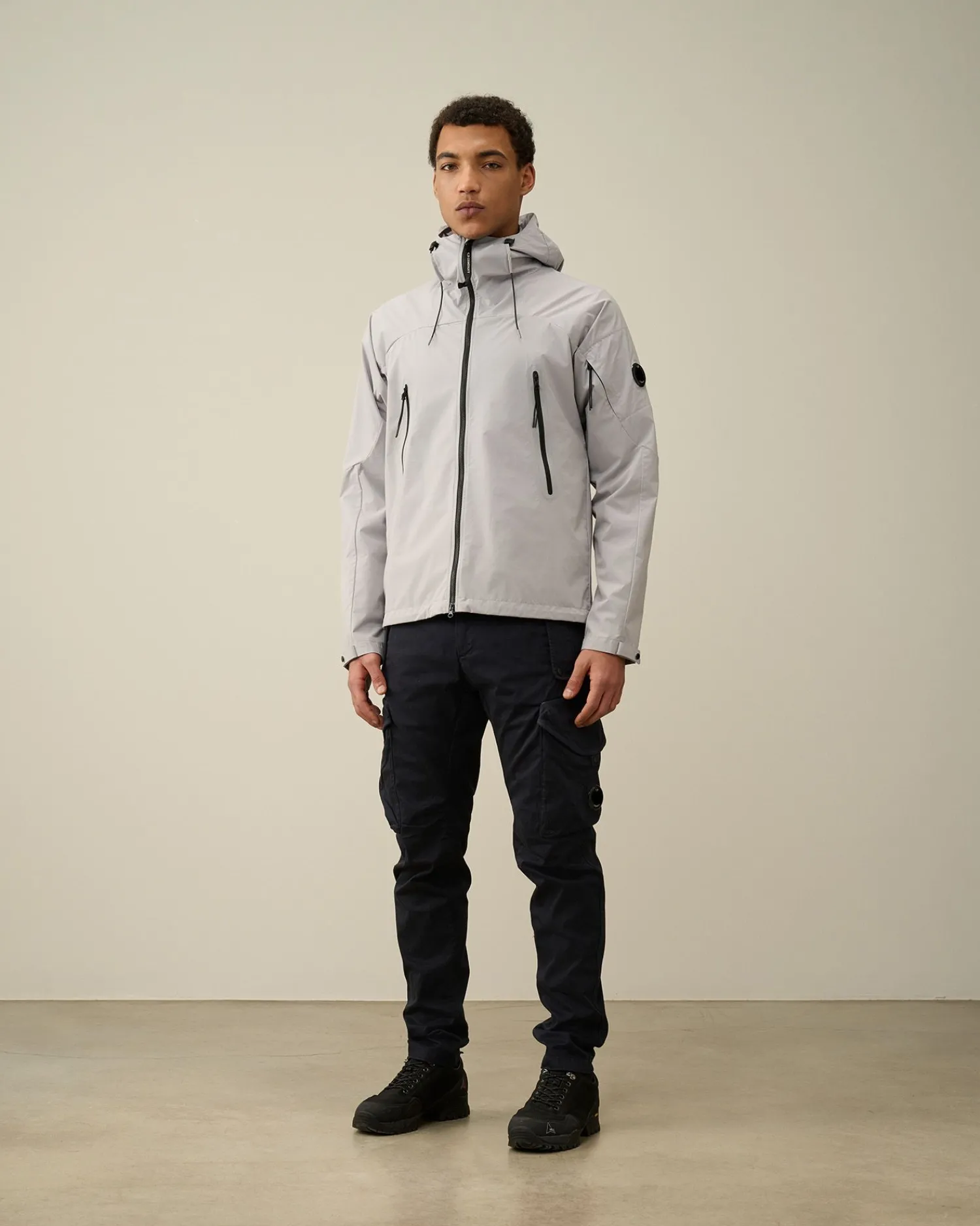 Clearance C.P. Company 50 Fili Gum Haettejakke Mood Indigo-Blue