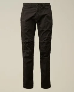 New C.P. Company 50 Fili Stretch Ergonomic Cargo Bukser Total Eclipse-Blue