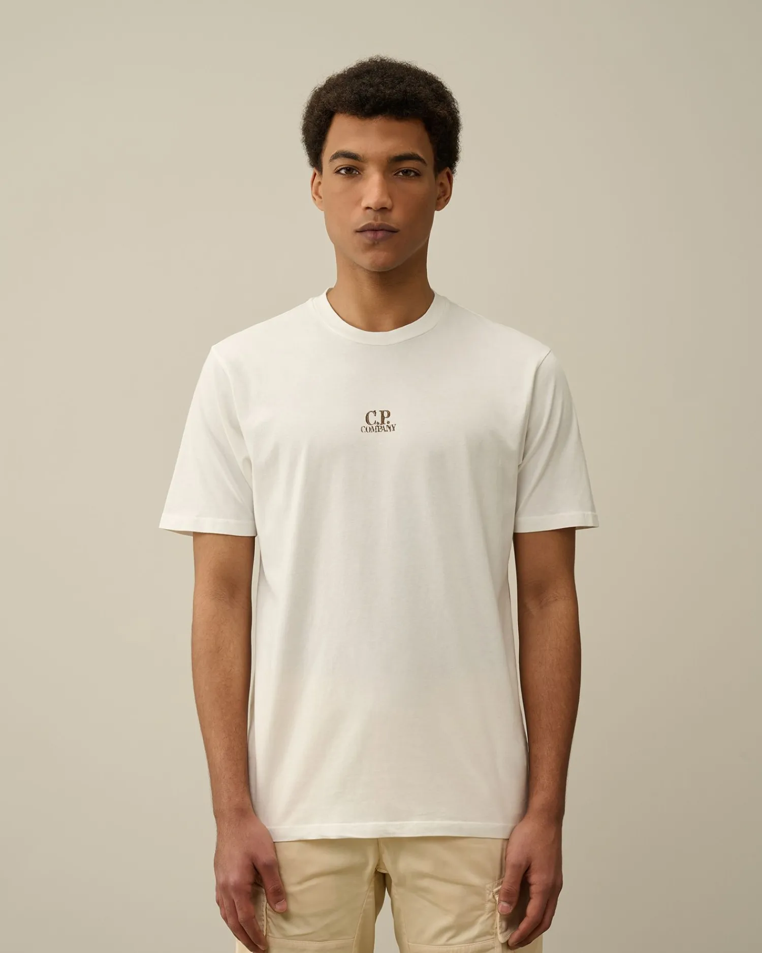 Best C.P. Company 24/1 Jersey Artisanal British Sailor T-Shirt Agave Gron