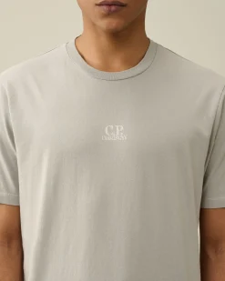 Cheap C.P. Company 24/1 Jersey Artisanal British Sailor T-Shirt Wienerbrod Shell-Orange