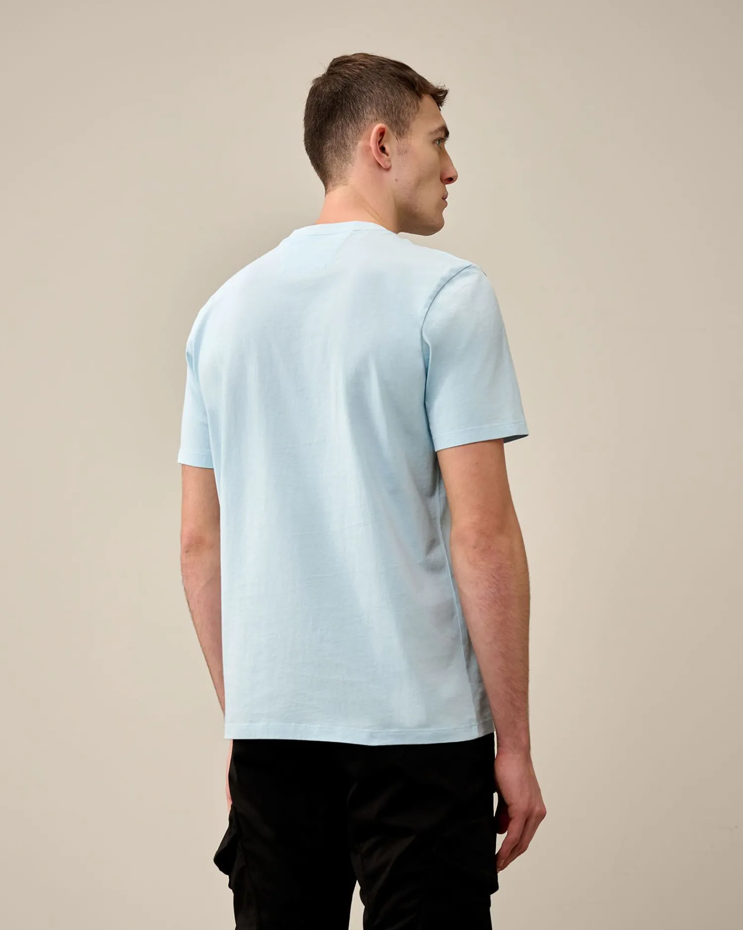 Store C.P. Company 24/1 Jersey Artisanal Logo T-Shirt Agave Gron