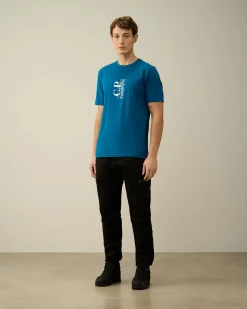 Store C.P. Company 30/1 Jersey British Sailor T-Shirt Blaek Bla