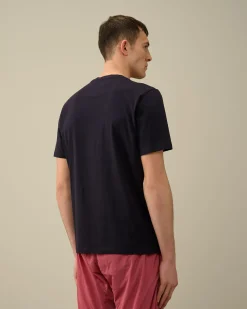 Sale C.P. Company 30/1 Jersey British Sailor T-Shirt Sort