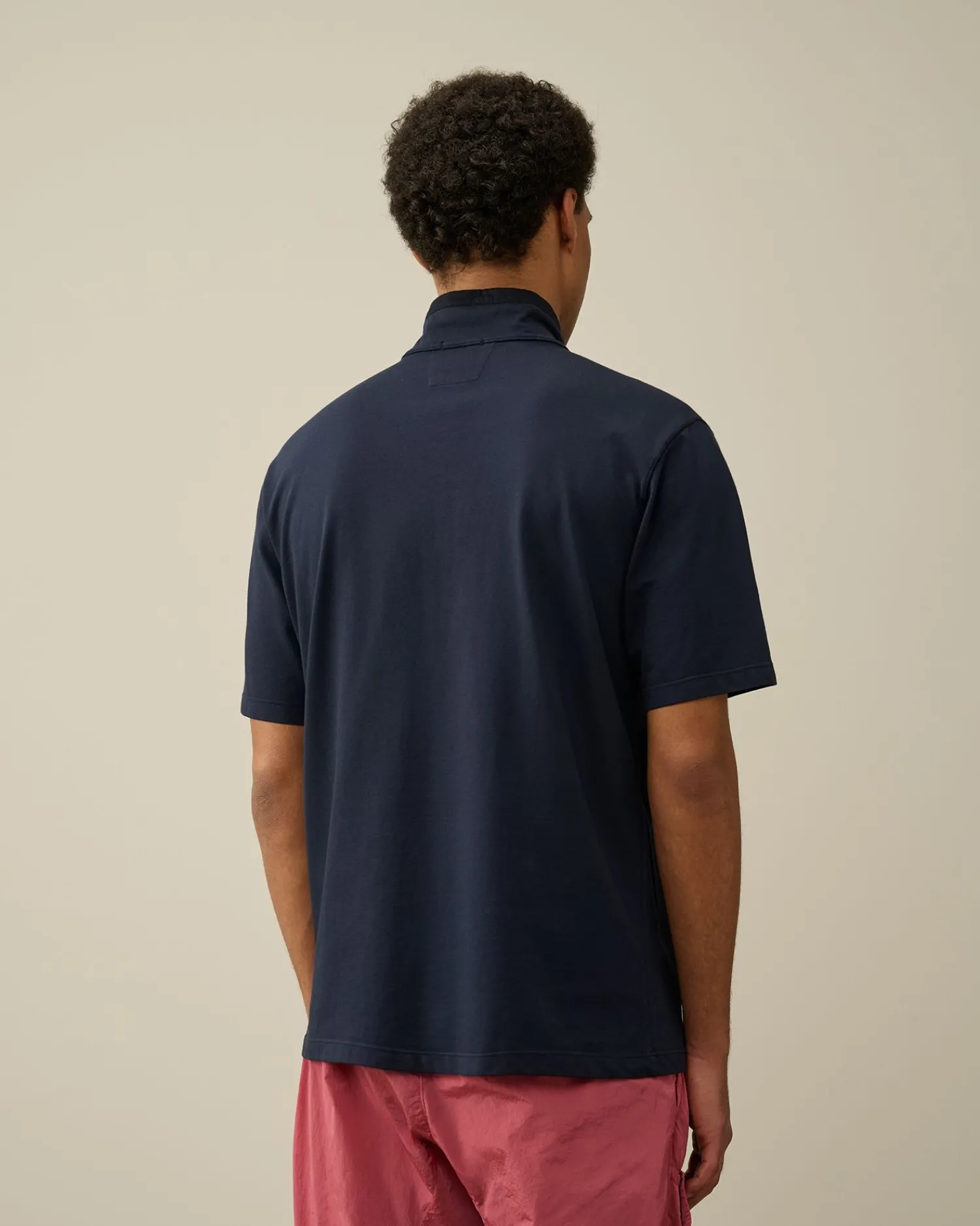 Fashion C.P. Company 24/1 Jersey Facili-Tees T-Shirt Gaze Hvid