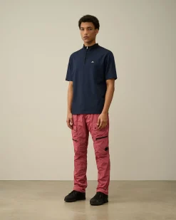 Fashion C.P. Company 24/1 Jersey Facili-Tees T-Shirt Gaze Hvid