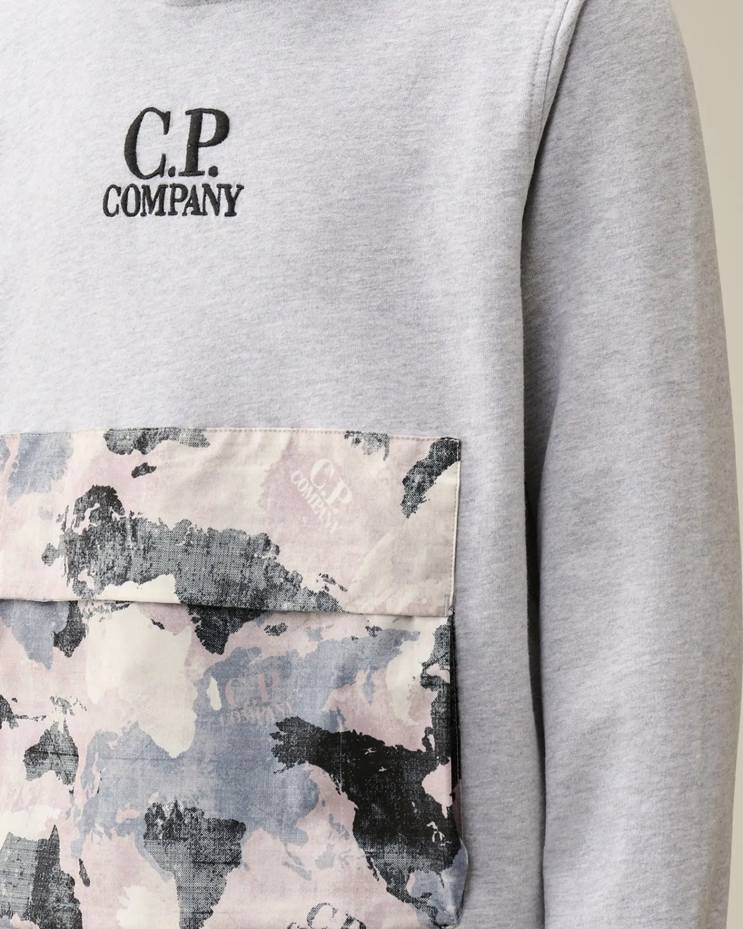 Clearance C.P. Company 30/1 Jersey Goggle T-Shirt Blaek Bla