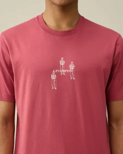 Flash Sale C.P. Company 30/1 Jersey Goggle T-Shirt Stovregn Gra