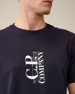 Best Sale C.P. Company 30/1 Jersey Goggle T-Shirt Rod Knop