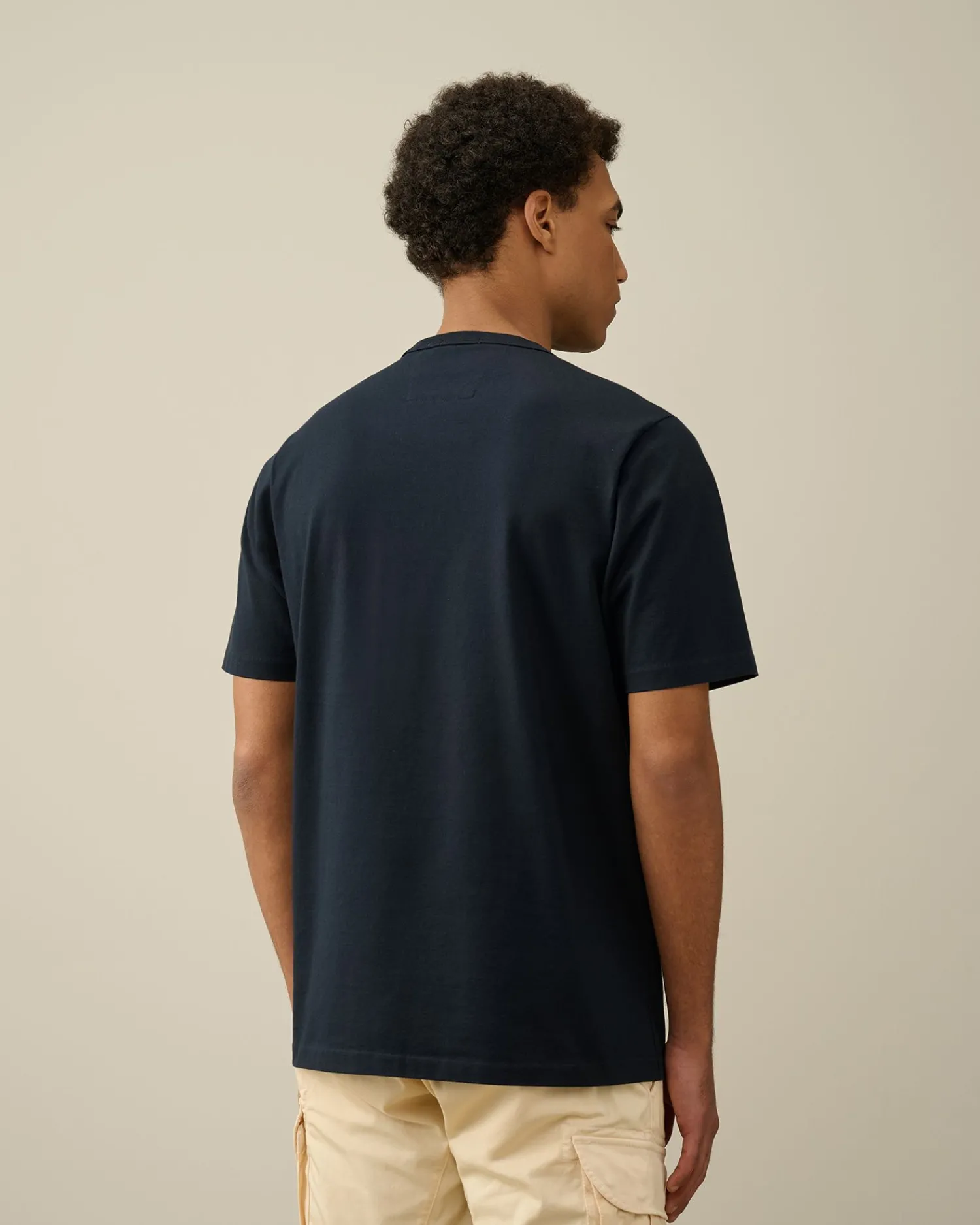 Best Sale C.P. Company 30/1 Jersey Grafisk T-Shirt Rod Knop