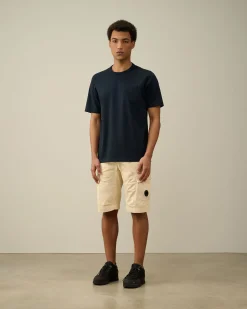 Best Sale C.P. Company 30/1 Jersey Grafisk T-Shirt Rod Knop
