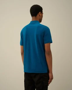 Best C.P. Company 30/1 Jersey Label Style Logo T-Shirt Stovregn Gra