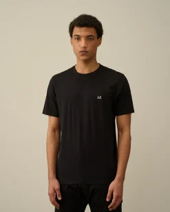 Store C.P. Company 30/1 Jersey Logo T-Shirt Blaek Bla