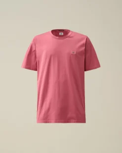 Sale C.P. Company 30/1 Jersey Logo T-Shirt Gra Melange