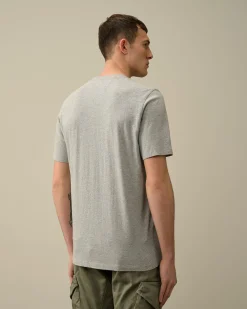 New C.P. Company 30/1 Jersey Logo T-Shirt Ivy Gron