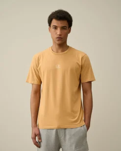 Fashion C.P. Company 1020 Jersey Pocket Polo Shirt Pistacie Shell-Beige