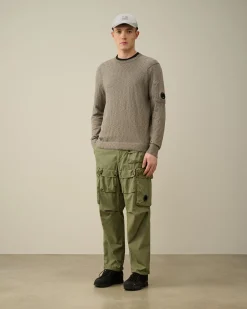 Shop C.P. Company 30/1 Jersey Relaxed Logo T-Shirt Sort