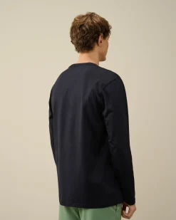 New C.P. Company 24/1 Jersey Resist Dyed Logo T-Shirt Andegron