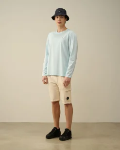 Sale C.P. Company 24/1 Jersey Resist Dyed Pocket T-Shirt Hvid Paere