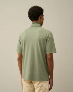 Hot C.P. Company 24/1 Jersey Resist Dyed Pocket T-Shirt Stjernelys Bla