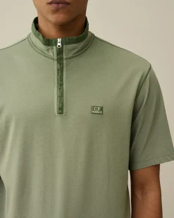 Hot C.P. Company 24/1 Jersey Resist Dyed Pocket T-Shirt Stjernelys Bla
