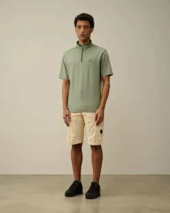 Hot C.P. Company 24/1 Jersey Resist Dyed Pocket T-Shirt Stjernelys Bla