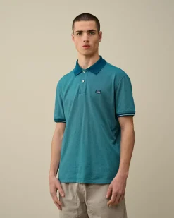 Online C.P. Company 70/2 Mercerized Jersey Langaermet T-Shirt Gaze Hvid