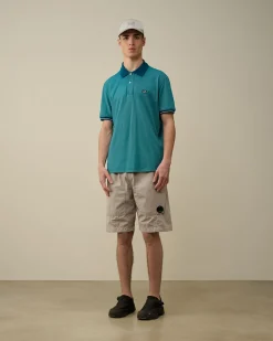 Online C.P. Company 70/2 Mercerized Jersey Langaermet T-Shirt Gaze Hvid