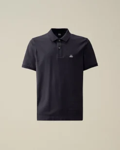 Online C.P. Company 70/2 Mercerized Jersey Langaermet T-Shirt Total Eclipse-Blue