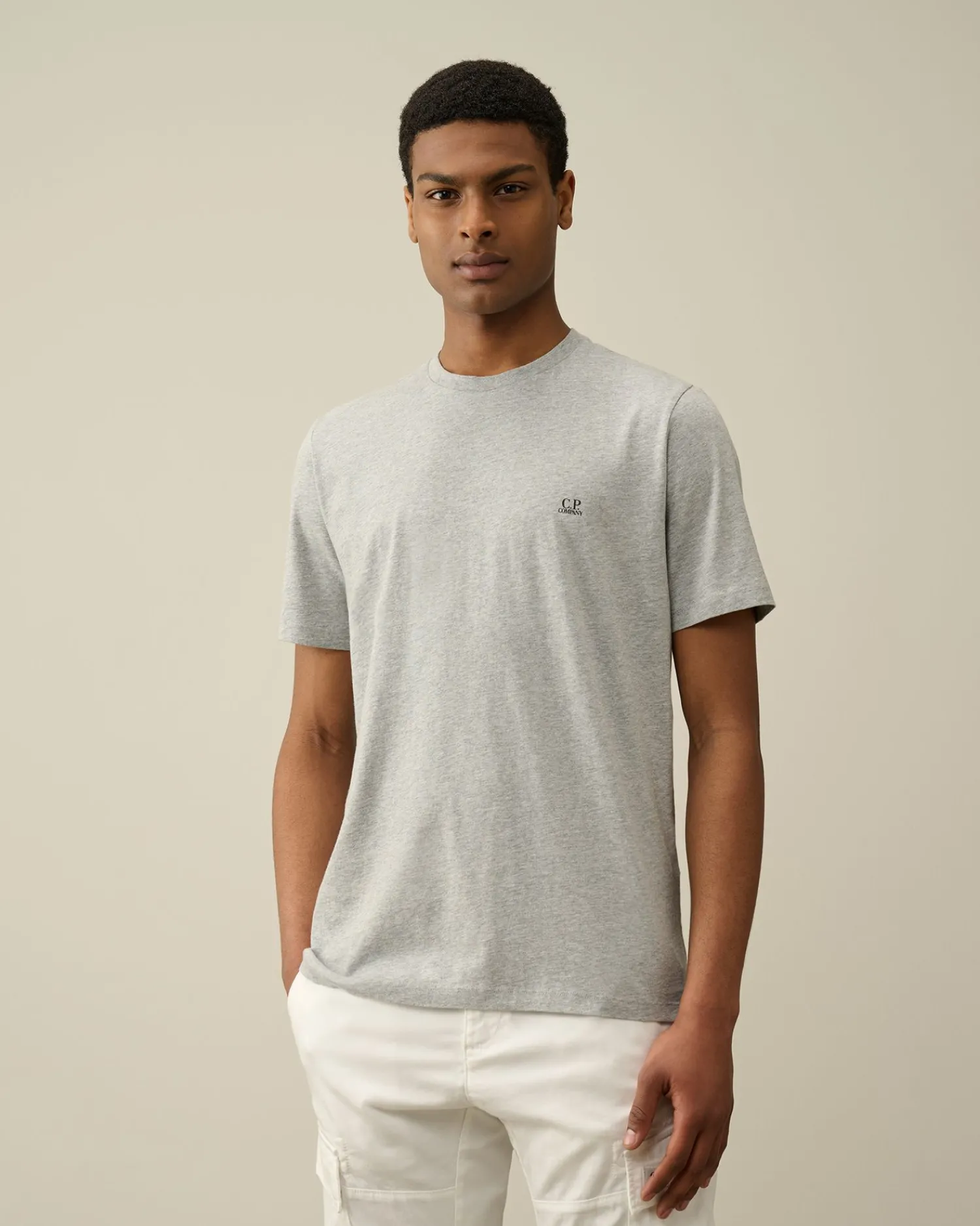 Store C.P. Company 70/2 Mercerized Jersey Logo T-Shirt Himmelsk Pink