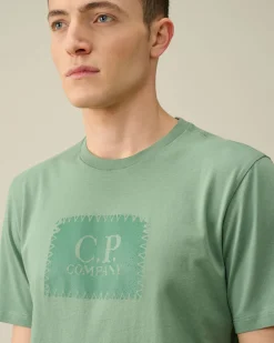 Discount C.P. Company 70/2 Mercerized Jersey Polo Shirt Stjernelys Bla