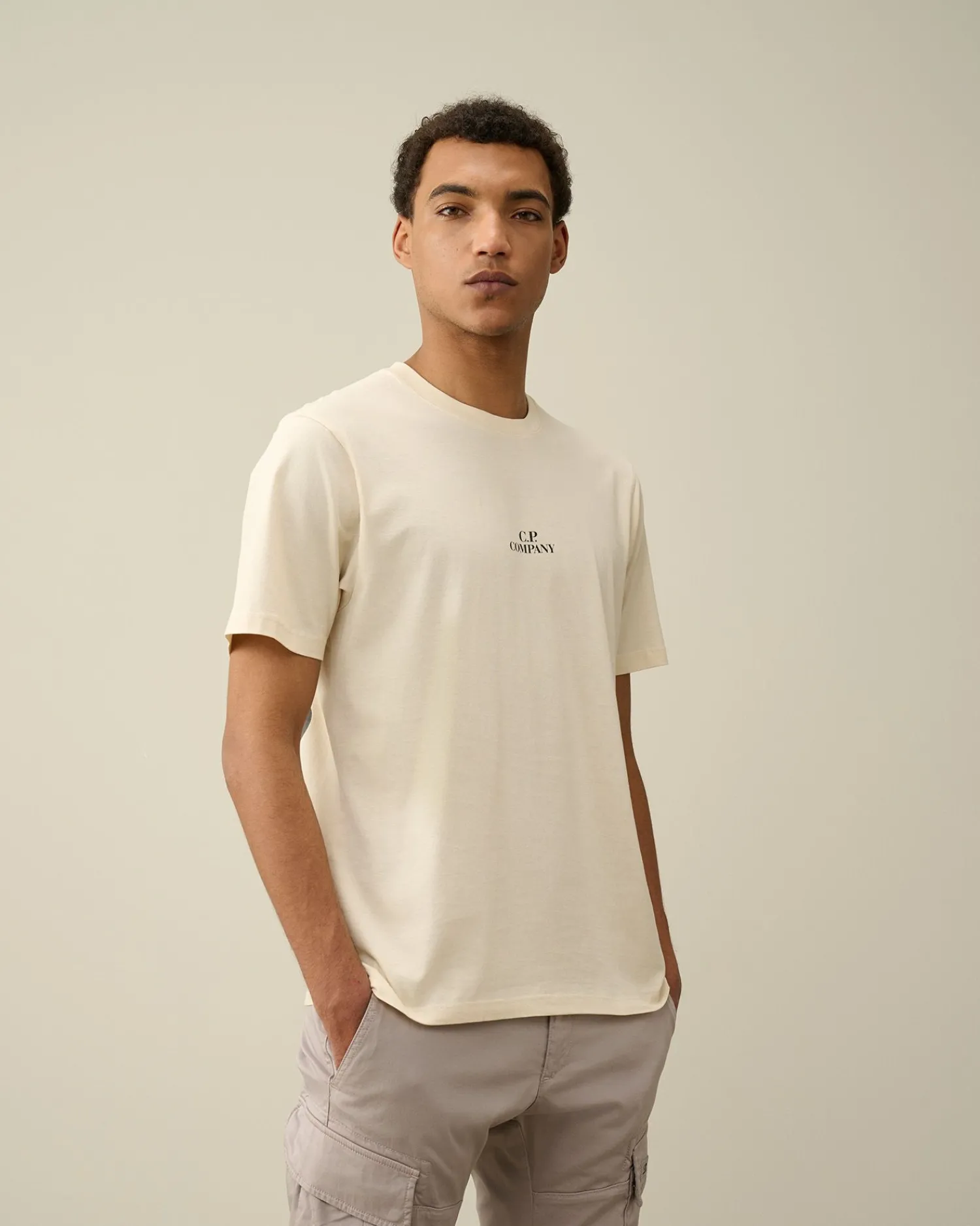 Hot C.P. Company 70/2 Mercerized Jersey T-Shirt Stjernelys Bla