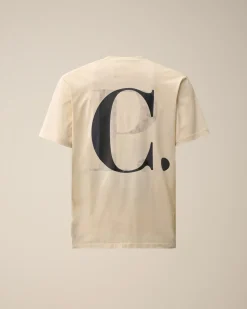 Hot C.P. Company 70/2 Mercerized Jersey T-Shirt Stjernelys Bla