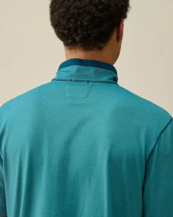 Outlet C.P. Company 30/2 Mercerized Jersey Twisted Pocket T-Shirt Blaek Bla