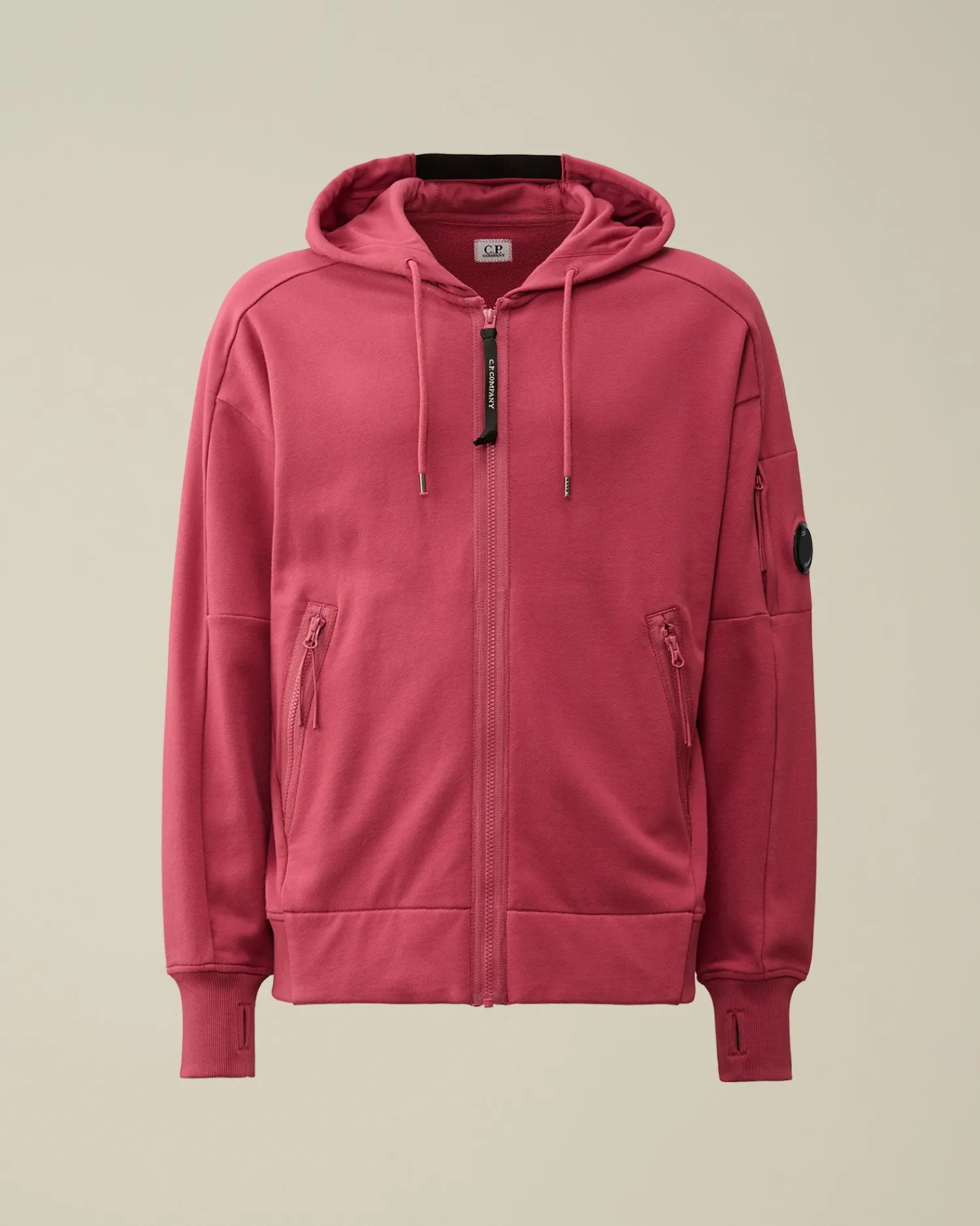 Best C.P. Company 30/1 Svampe Fleece Kortaermet Sweatshirt Agave Gron