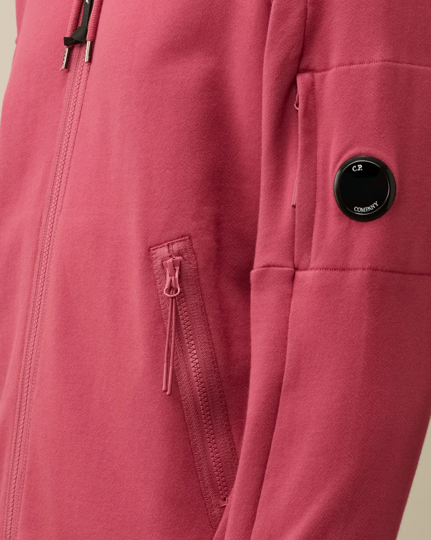 Best C.P. Company 30/1 Svampe Fleece Kortaermet Sweatshirt Agave Gron