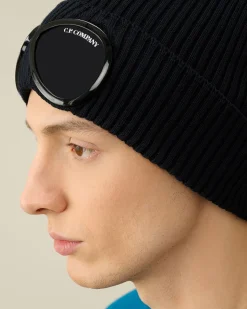 Hot C.P. Company Beanie Af Bomuldsbriller Ivy Gron