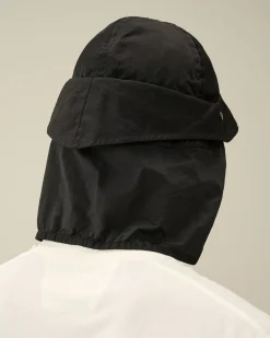 Best C.P. Company Beanie Af Bomuldsbriller Guld Flamme-Orange