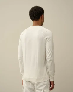 Cheap C.P. Company Bomuld Blandet Bomber Strik Total Eclipse-Blue