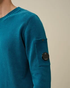 Hot C.P. Company Bomuld Crepe Jumper Gaze Hvid