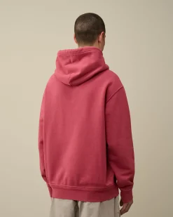 Cheap C.P. Company Bomuld Diagonal Fleece Logo Haettetroje Andegron