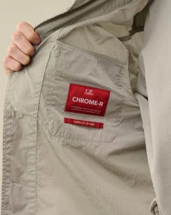 Best Sale C.P. Company Bomuld Popeline Overshirt Sort