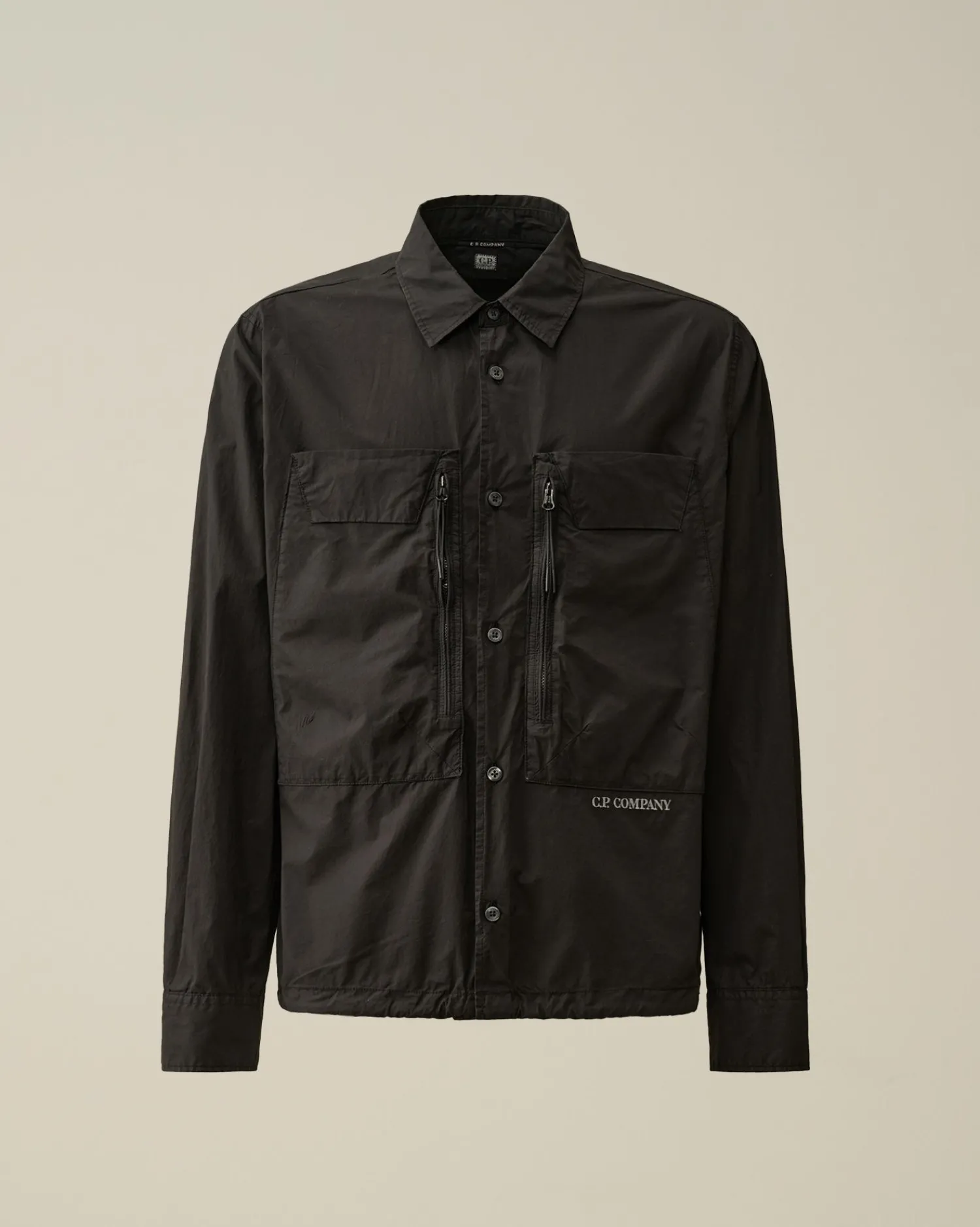 Cheap C.P. Company Chrome-R Pocket Overshirt Stovregn Gra