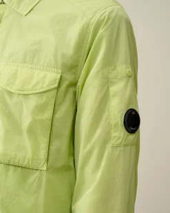 Shop C.P. Company Chrome-R Pocket Overshirt Stjernelys Bla
