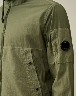 Online C.P. Company Chrome-R Pocket Overshirt Rod Knop