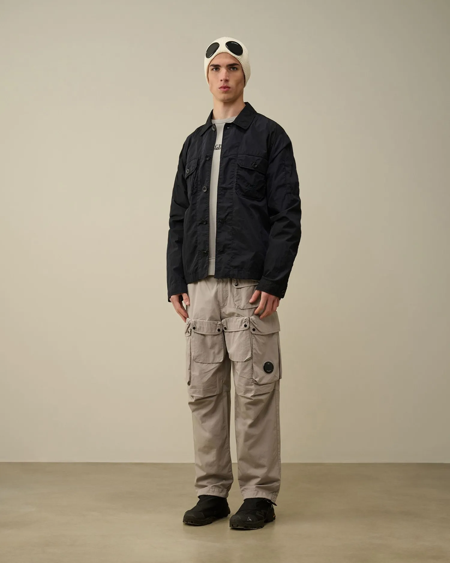 Store C.P. Company Cp Shell-R Bomberjakke Agave Gron