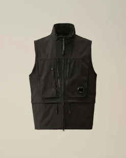 Store C.P. Company Cp Shell-R Utility Vest Ivy Gron