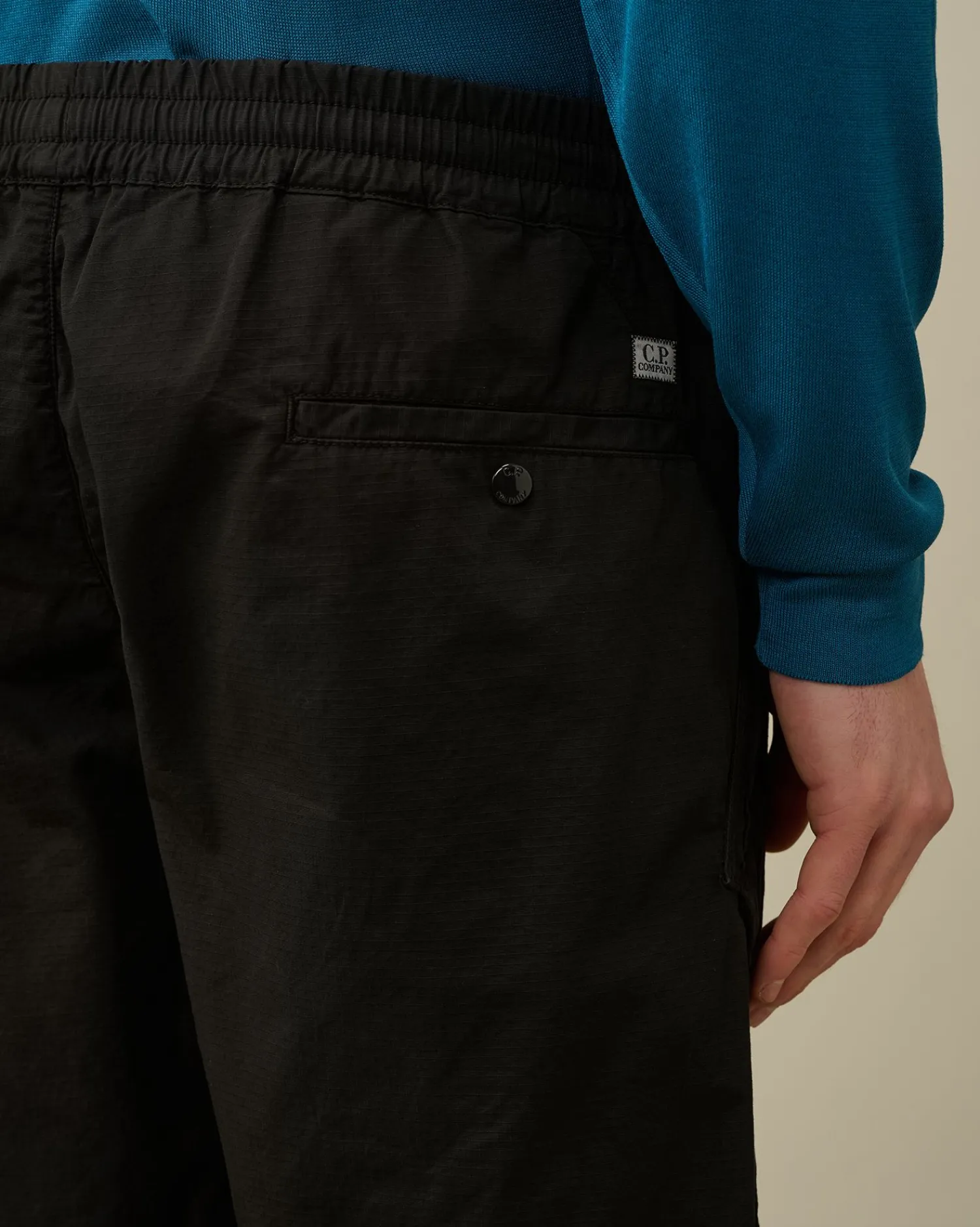 Store C.P. Company Diagonal Fleeceshorts I Bomuld Stjernelys Bla