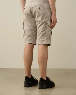 Online C.P. Company Diagonal Fleeceshorts I Bomuld Hvid Paere