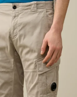 Online C.P. Company Diagonal Fleeceshorts I Bomuld Hvid Paere