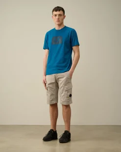 Online C.P. Company Diagonal Fleeceshorts I Bomuld Hvid Paere
